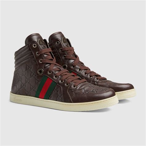 gucci high top shoes sneakers|Gucci high tops for men.